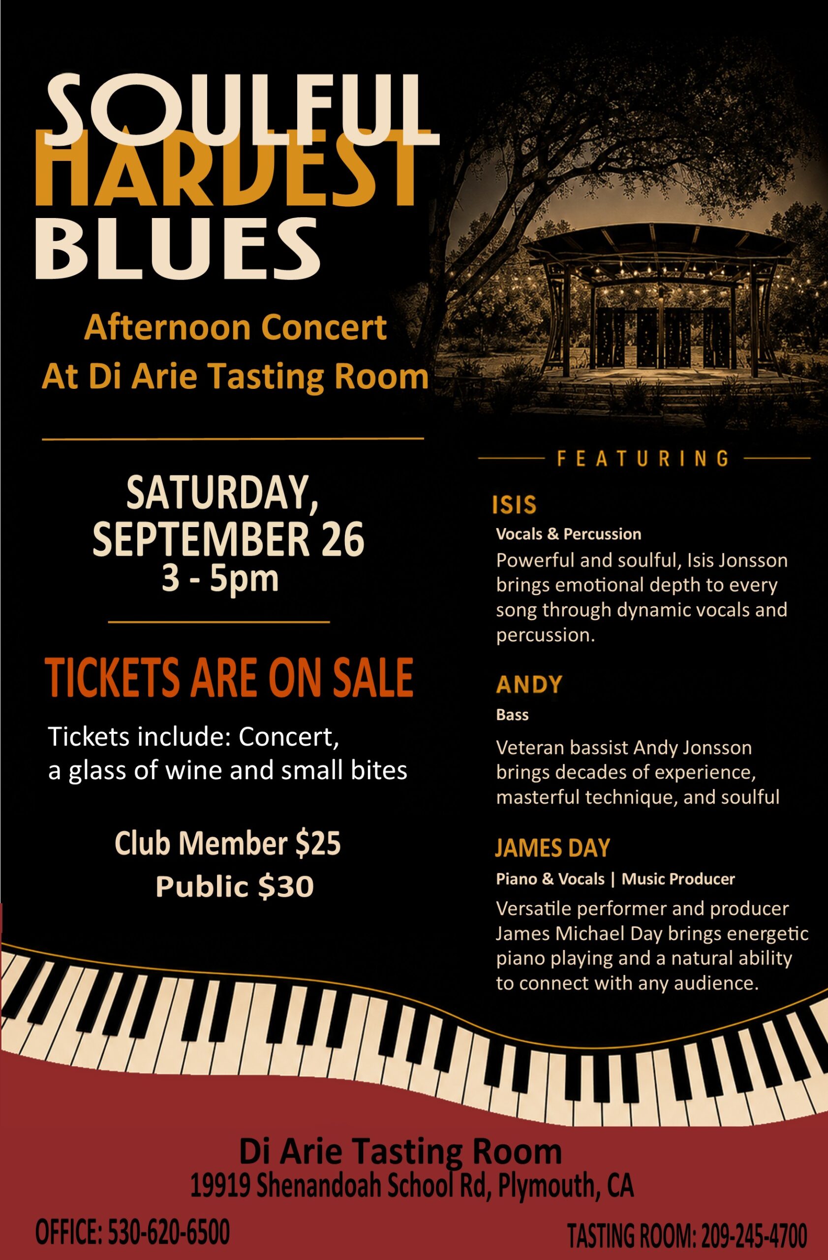 Soulful Harvest Blues – Afternoon Concert
